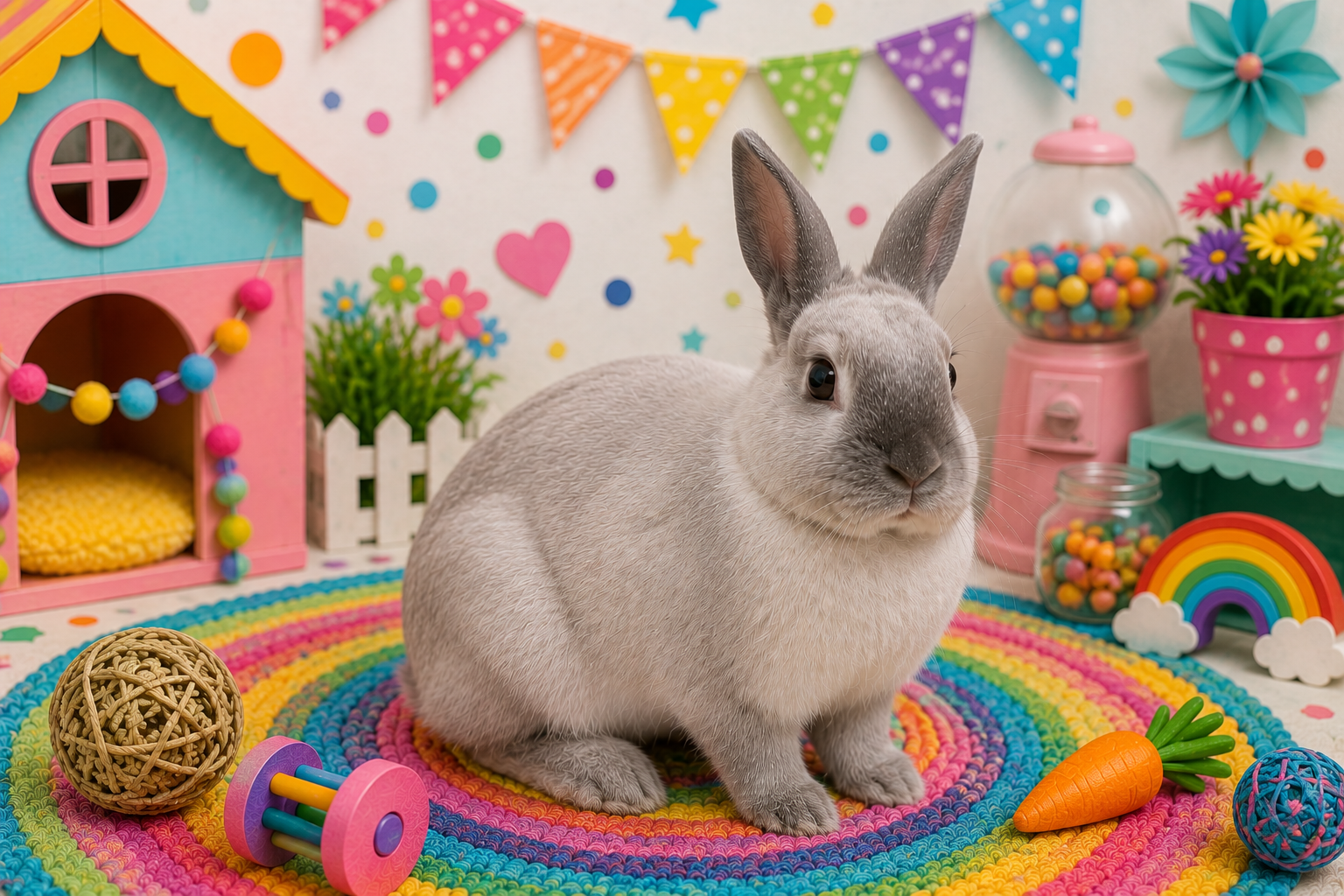 Czech Frosty rabbit breed